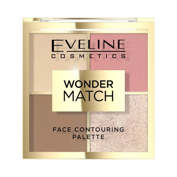 Eveline Wonder Match Paleta do Konturowania Twarzy Nr 02