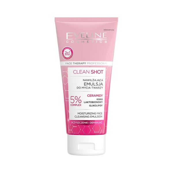 Eveline Clean Shot Moisturizing Face Wash Emulsion