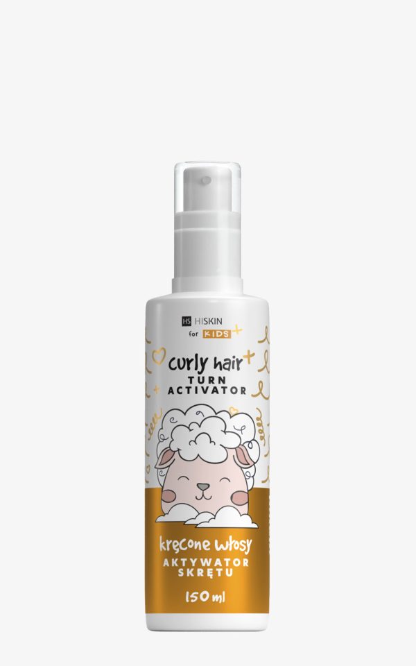 Hiskin Kids curly hair curl activator cream