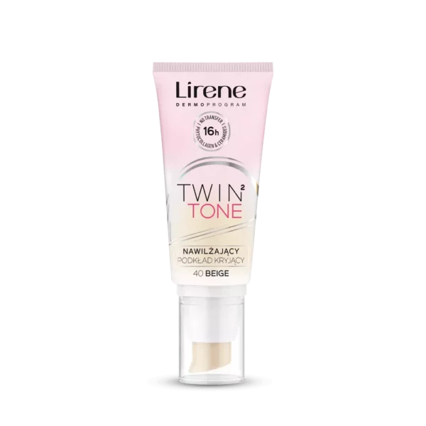 Lirene TWIN 2 TONE Moisturizing Covering Foundation 40 Beige