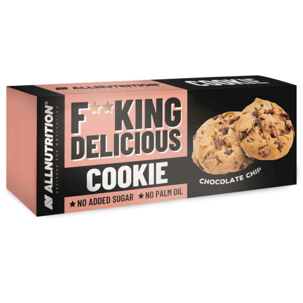 Allnutrition Fitking Delicious Cookie Chocolate Chip Crunchy Cookies with Chocolate 