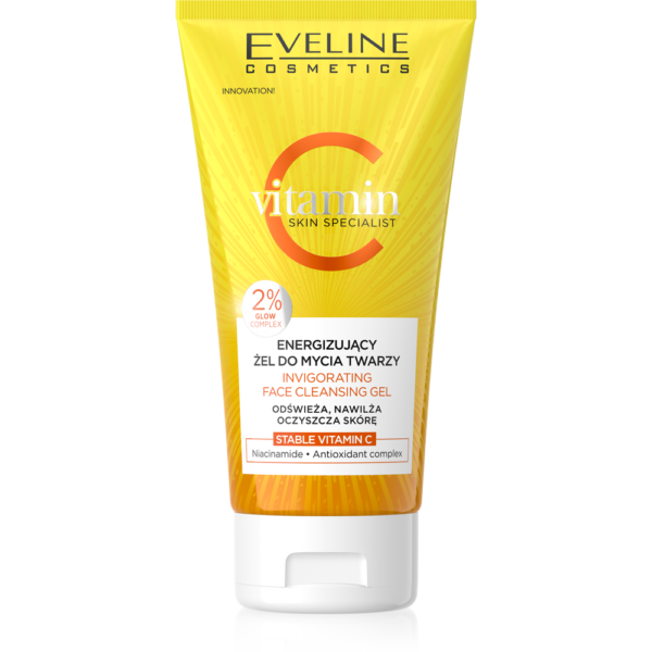 Eveline Vitamin C Skin Specialist Energizing Face Wash Gel for all Skin Types