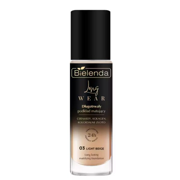 Bielenda Long Wear Long-lasting Mattifying Foundation 03 light beige