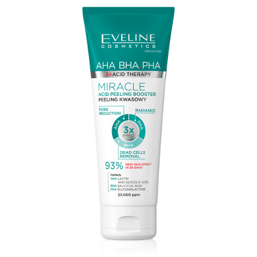 Eveline 3 X Acid Therapy AHA BHA PHA Miracle Acid Peeling