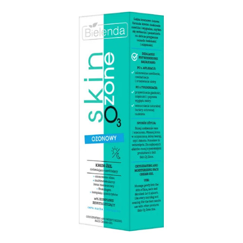 Bielenda Skin O3 Zone Ozone Oxygenating and Moisturizing Cream-Gel