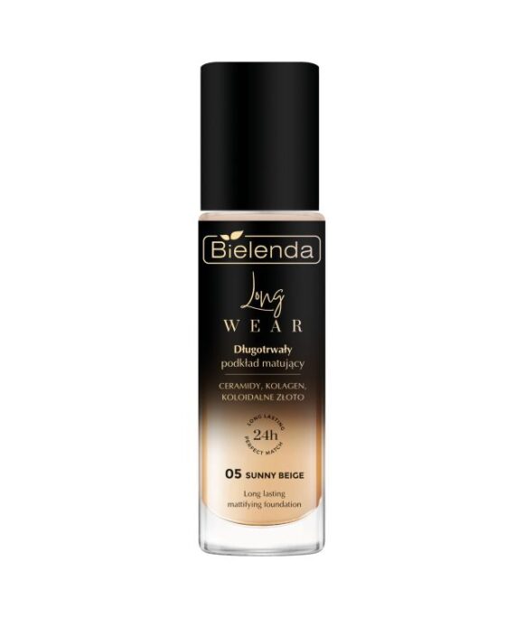 Bielenda Long Wear Long-lasting Mattifying Foundation 05 sunny beige