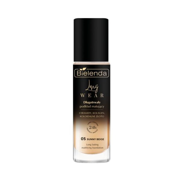 Bielenda Long Wear Długotrwały podkład matujący 05 sunny beige