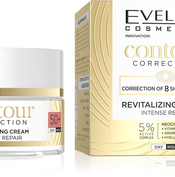 Eveline Contour Correction Revitalizing Intensive Regenerating Cream 50+ for Day and Night