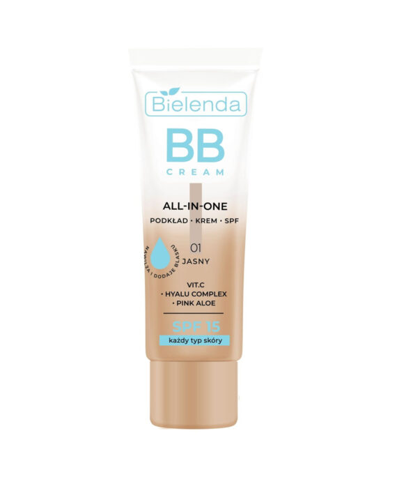 Bielenda foundation cream spf15 all skin types 01 light