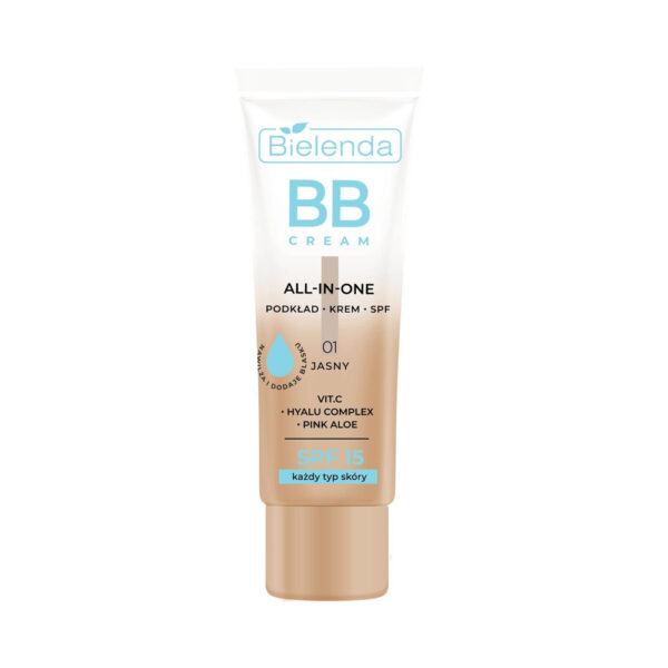 Bielenda foundation cream spf15 all skin types 01 light
