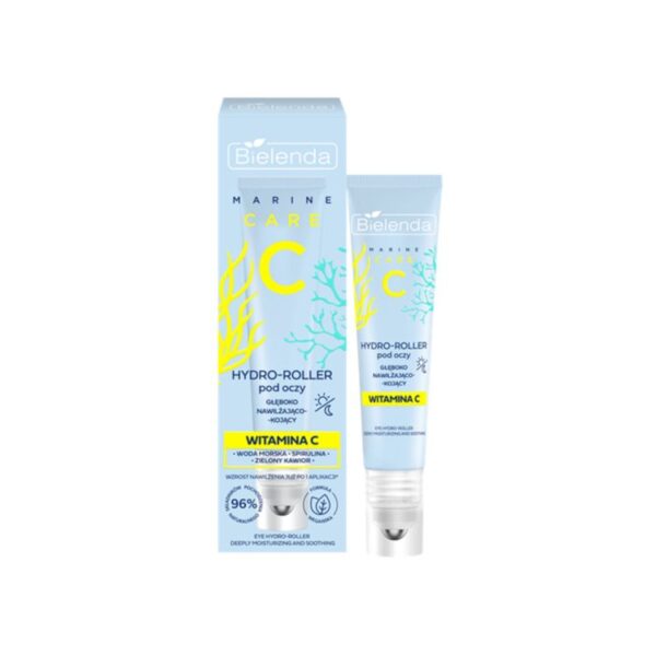 Bielenda C Marine Care Deeply Moisturizing and Soothing Hydro-Roller Under Eyes with Vitamin C