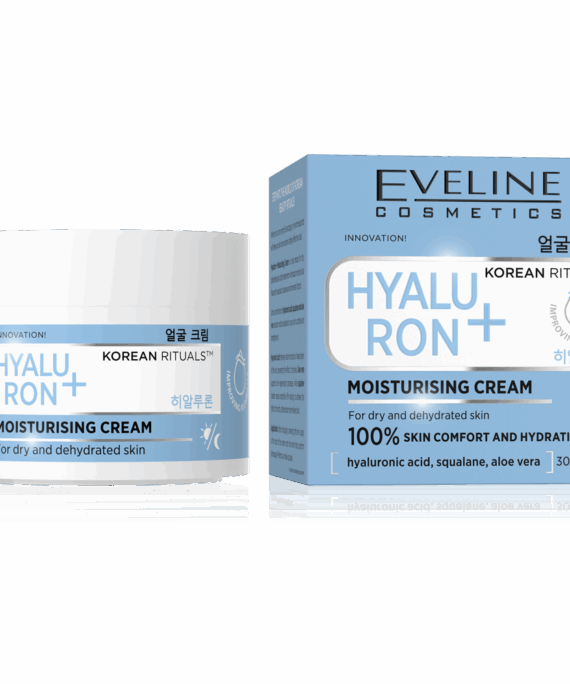 Eveline Korean Rituals Hyaluron+ Moisturizing Face Cream for Dry and Dehydrated Skin