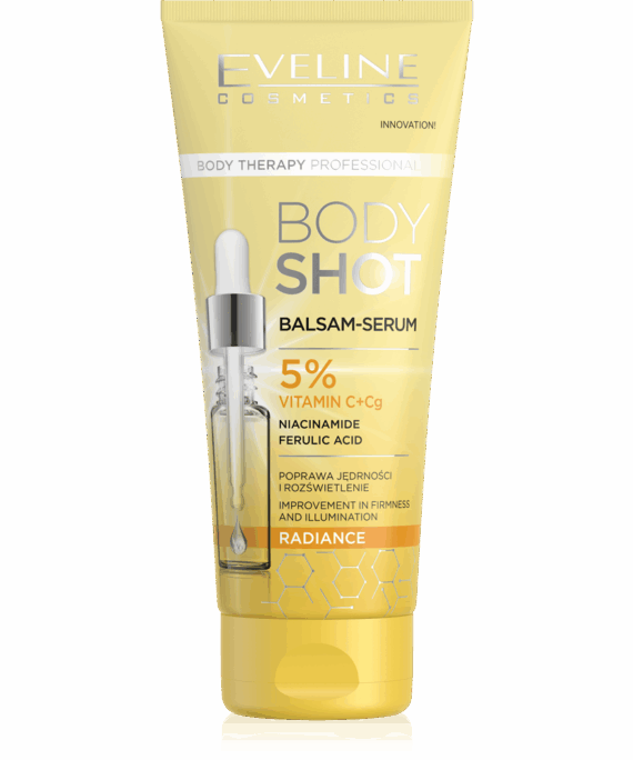 Eveline Therapy Professional Body Shot Illuminating Balm-Serum 5% Vitamin C and Cg Complex