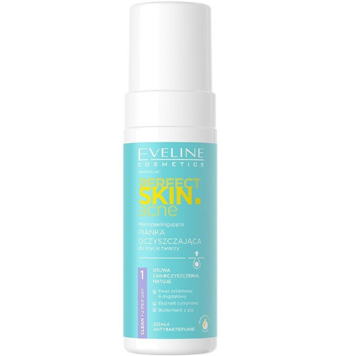 Eveline Perfect Skin Acne Micro-peeling Cleansing Foam for Problematic Skin