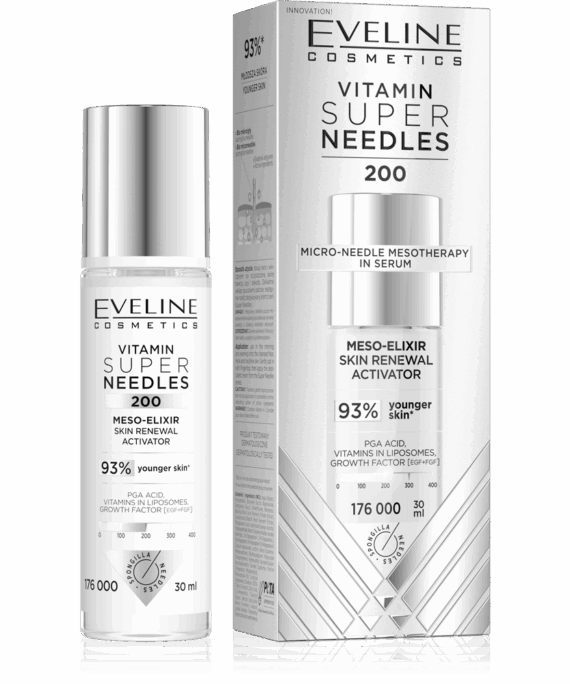 Eveline Super Needles Vitamin 200 Meso-Elixir Skin Renewal Activator