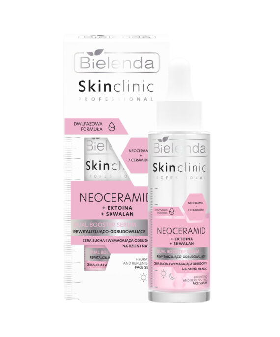Bielenda Skin Clinic Professional Neoceramide Dual Booster Moisturizing and Regenerating Serum for Dry and Dehydrated Skin