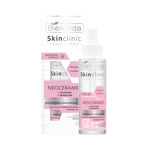 Bielenda Skin Clinic Professional Neoceramide Dual Booster Moisturizing and Regenerating Serum for Dry and Dehydrated Skin