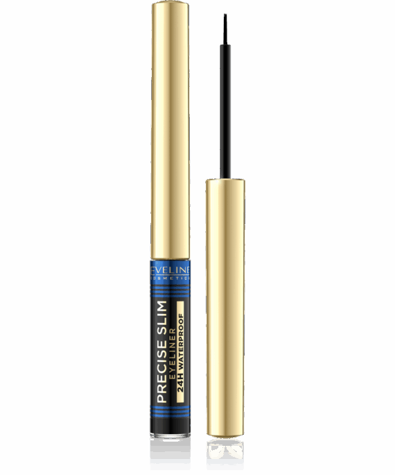 Eveline Precise Slim Ultra-Precise Eye Liner Black 24H Waterproof