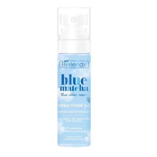 Bielenda Blue Matcha Moisturizing and Toning Cream and Toner