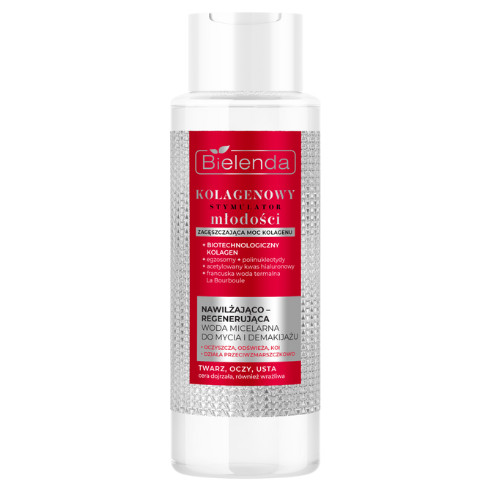 Bielenda Collagen Youth Stimulator Moisturizing and Regenerating Micellar Water