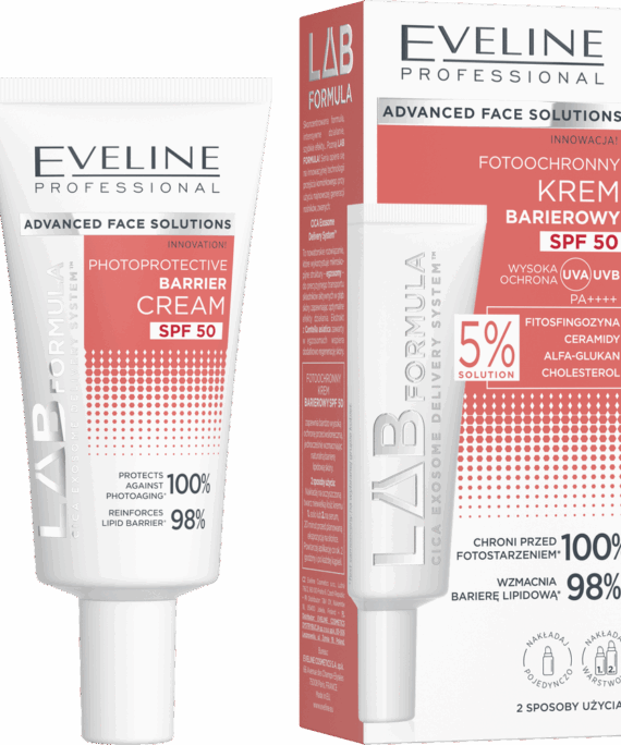 Eveline Lab Formula Photoprotective UVA and UVB Barrier Cream SPF50