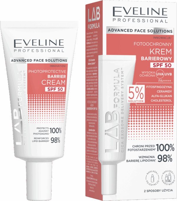 Eveline Lab Formula Photoprotective UVA and UVB Barrier Cream SPF50