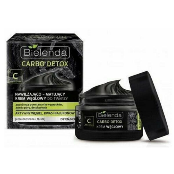 Bielenda Carbo Detox Nawilżająco Matujący Krem do Twarzy