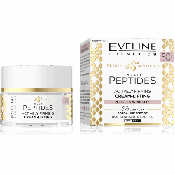 Eveline Elixir of Youth Multi Peptides Actively Firming Lifting Cream 50+