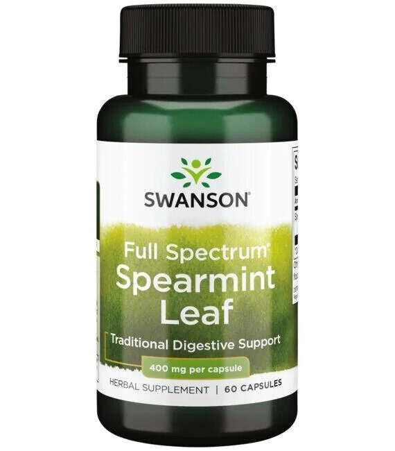 Swanson Full Spectrum Spearmint Leaf 400mg 60 Capsules